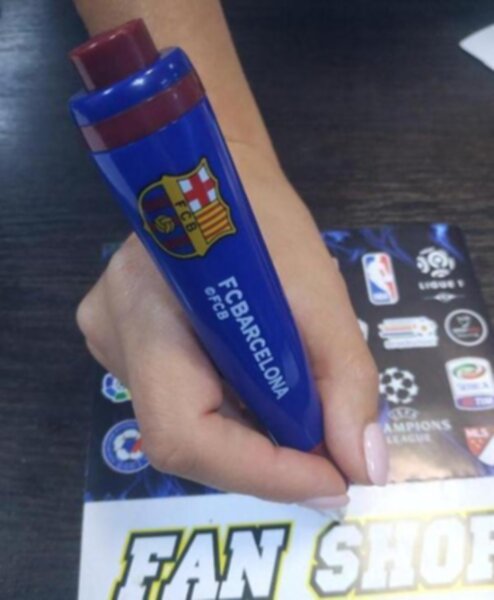 авторучка Barcelona 15см (с мелодией клубного гимна  и подсветкой)