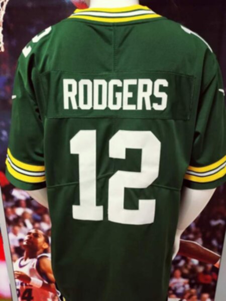 майка для американского футбола Green Bay Packers №12 RODGERS