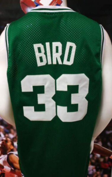 майка баскетбольная Boston Celtics №33 BIRD  ретро  adidas