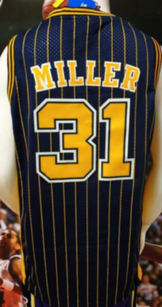 майка баскетбольная Indiana Pacers №31 MILLER adidas