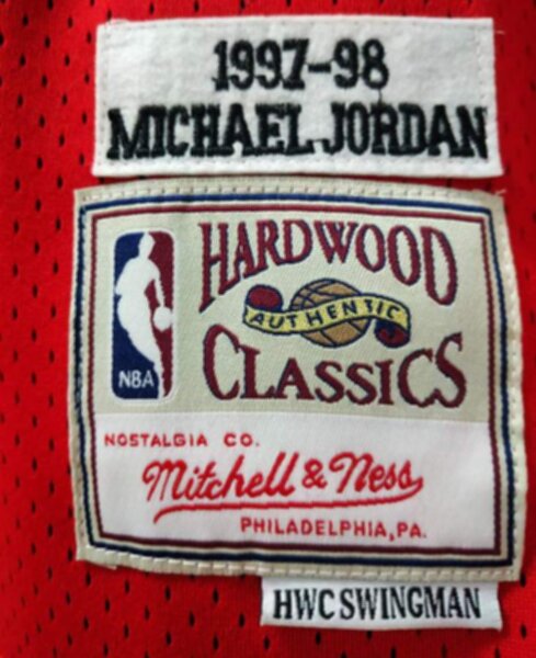 майка баскетбольная Chicago Bulls №23 JORDAN  Finals 1997  Mitchell & Ness