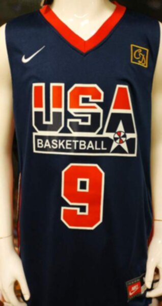 майка баскетбольная сборной США №9 Jordan