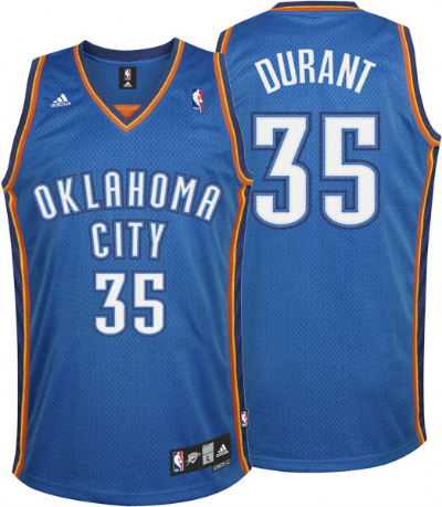 майка баскетбольная  Oklahoma City Thunder №35 DURANT  adidas