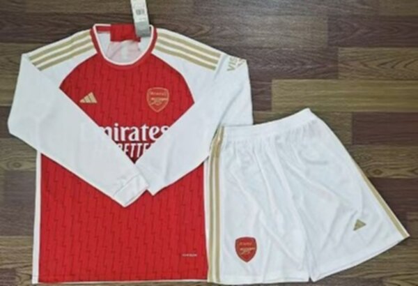 форма Arsenal длинный рукав  2023-2024 adidas домашняя полиэстер 100%