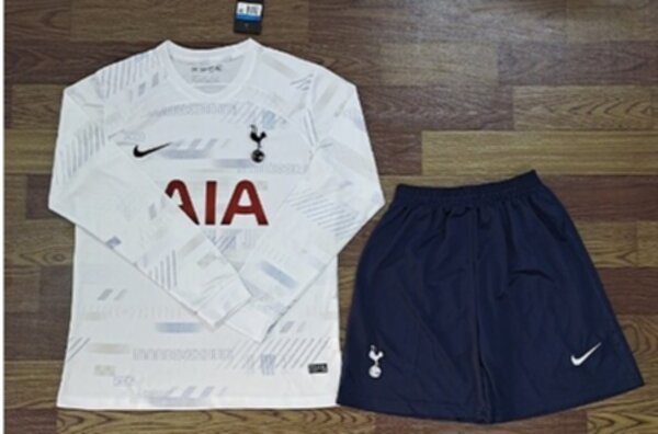форма Tottenham  длинный рукав  2023-2024  домашняя,полиэстер 100%