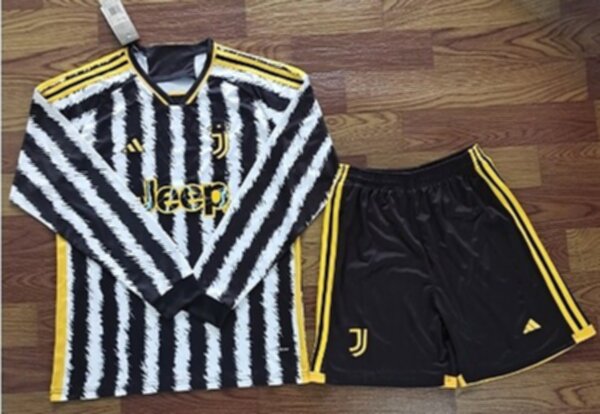 форма Juventus  длинный рукав  2023-2024  домашняя,полиэстер 100%