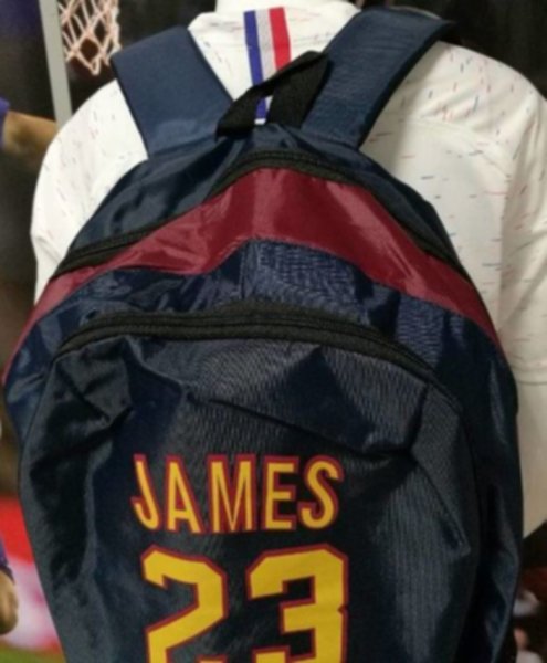 рюкзак Cleveland Cavaliers №23 James  43см х 38см х20см