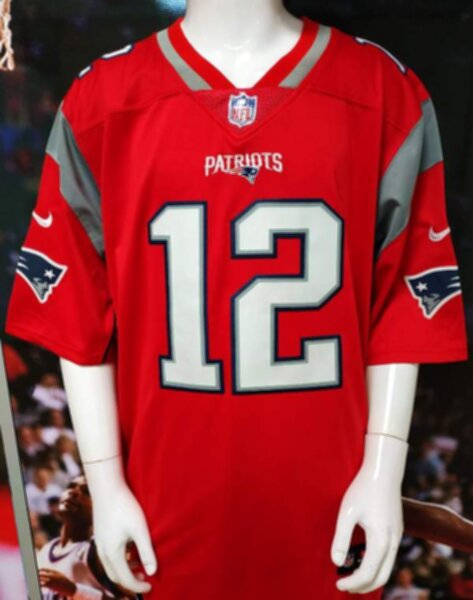 майка для американского футбола  New England Patriots №12 BRADY