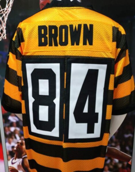 майка для американского футбола Pittsburgh Steelers №84 Brown