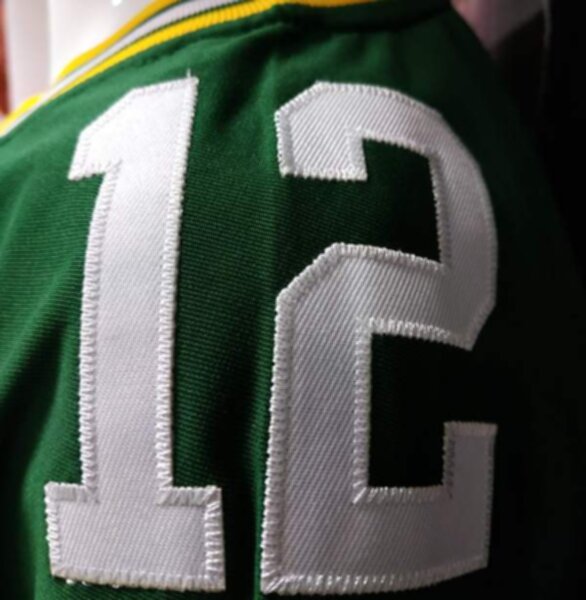 майка для американского футбола Green Bay Packers №12 RODGERS