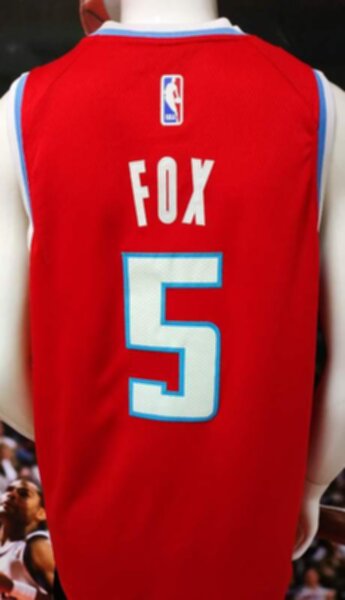 майка баскетбольная  Sacramento Kings №5 FOX  nike
