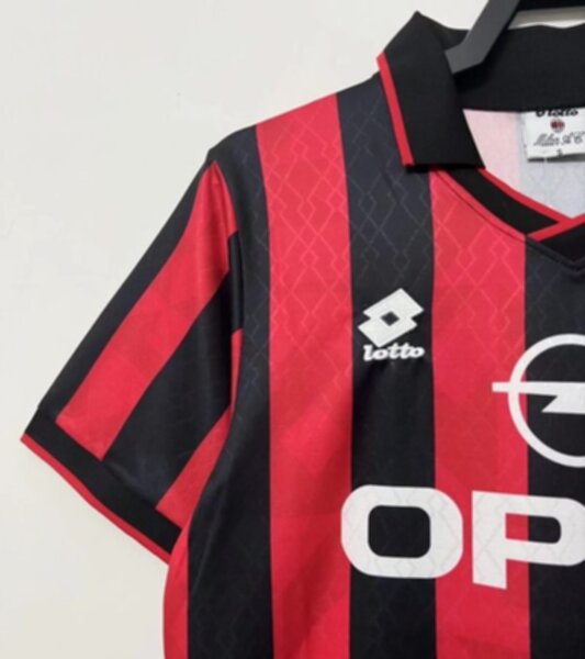 майка AC Milan  ретро  1995-1996 полиэстер 100%