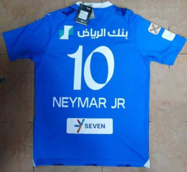 майка Al-Hilal №10 NEYMAR домашняя полиэстер 100%