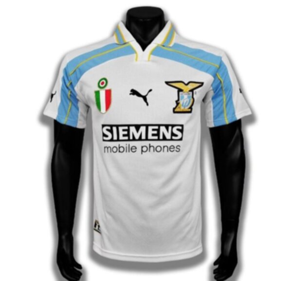 майка S.S.Lazio ретро  2000-2001  полиэстер 100%