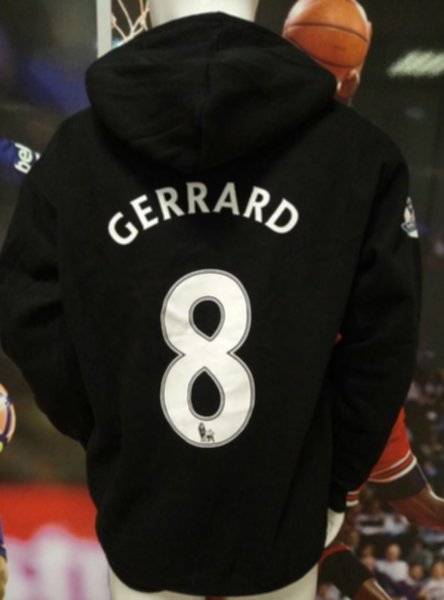 толстовка Liverpool(№8 GERRARD)