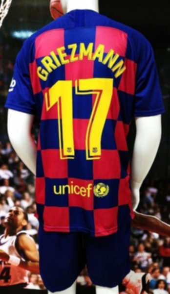 форма Barcelona №17 GRIEZMANN  2019-2020  домашняя