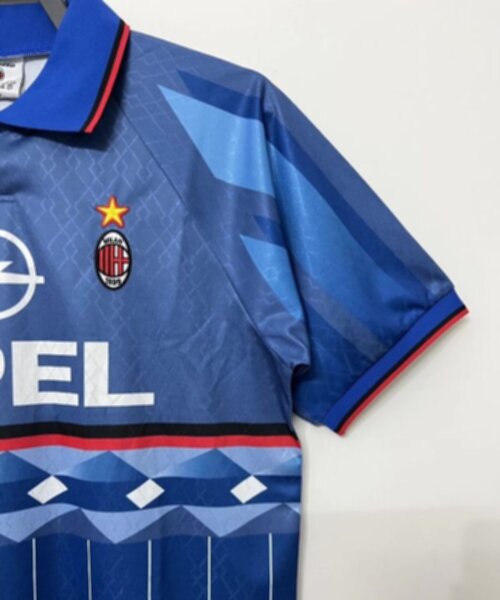 майка ретро AC Milan 1995-1996,полиэстер 100%