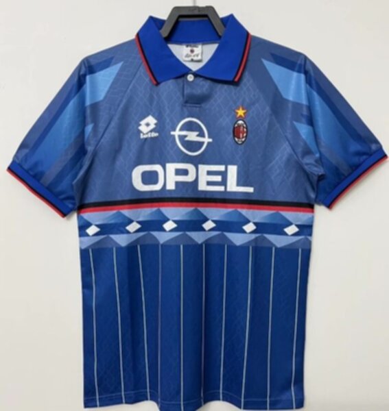майка ретро AC Milan 1995-1996,полиэстер 100%