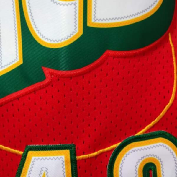 майка баскетбольная  Seattle Supersonics №40  Kemp  Mitchell & Ness