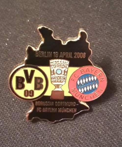 значок Borussia Dortmund-Bayern Munchen ( №0498 )