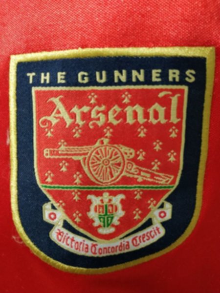 майка Arsenal 1998  ретро  длинный рукав  полиэстер 100%