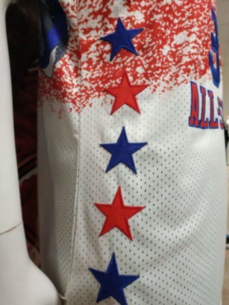 майка баскетбольная All stars game №3 IVERSON  2003 Mitchell and Ness 