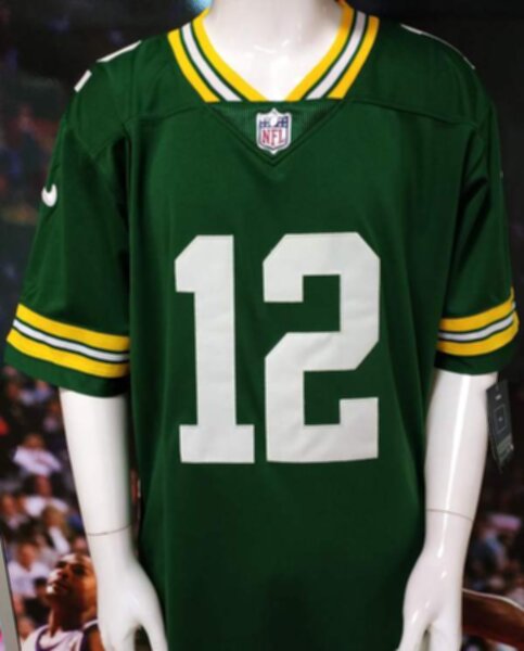 майка для американского футбола Green Bay Packers №12 RODGERS