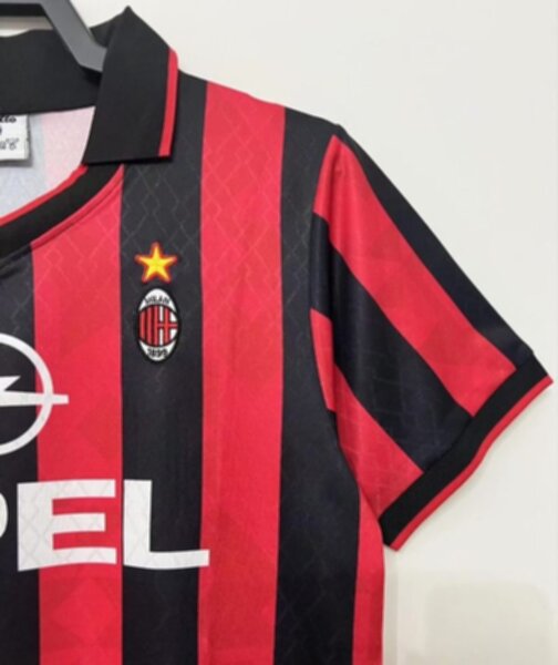 майка AC Milan  ретро  1995-1996 полиэстер 100%
