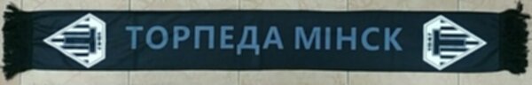 шарф Торпедо Минск двухсторонний,130 см х 17 см,флис 100%