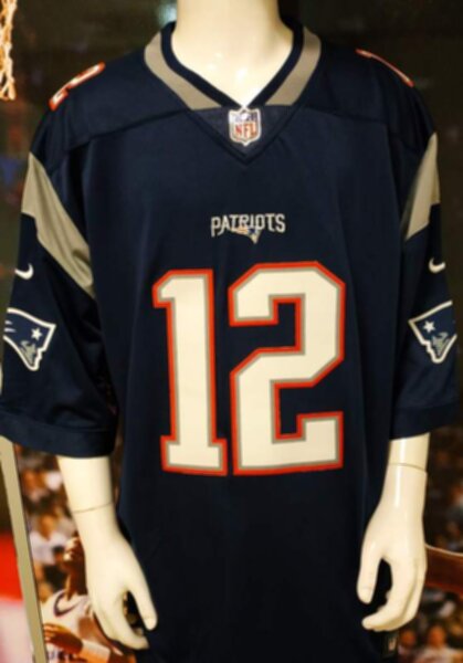 майка  для американского футбола New England Patriots №12 BRADY
