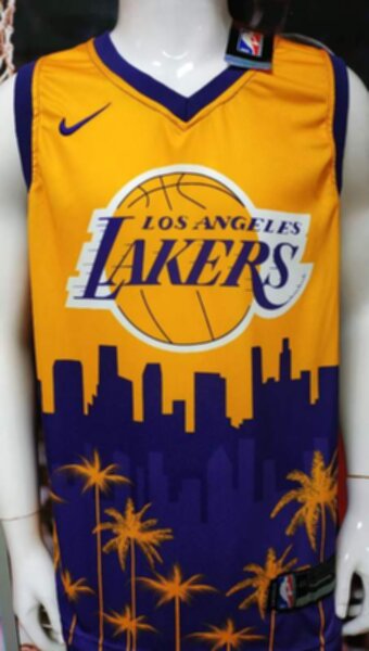 майка баскетбольная Los Angeles Lakers №23 JAMES nike