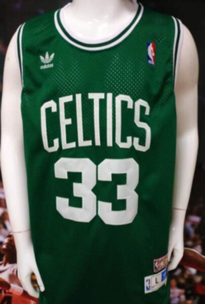 майка баскетбольная Boston Celtics №33 BIRD  ретро  adidas