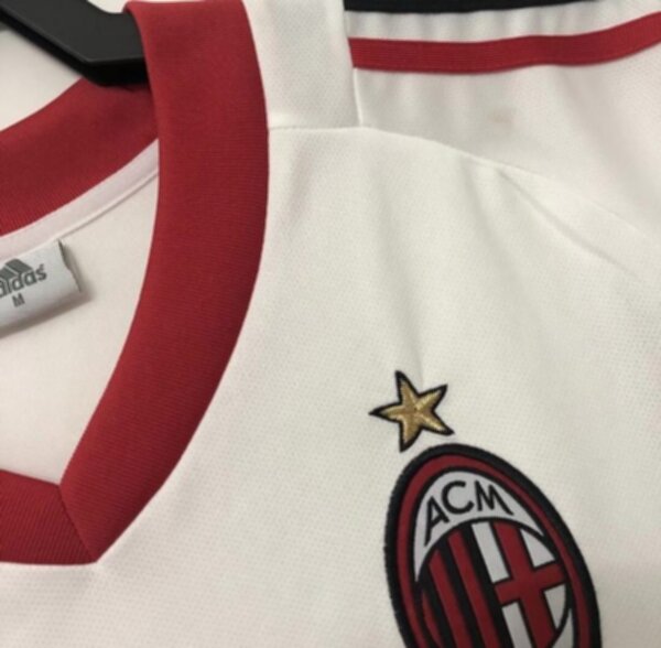 майка ретро AC Milan 2002-2003,Лига Чемпионов,полиэстер 100%