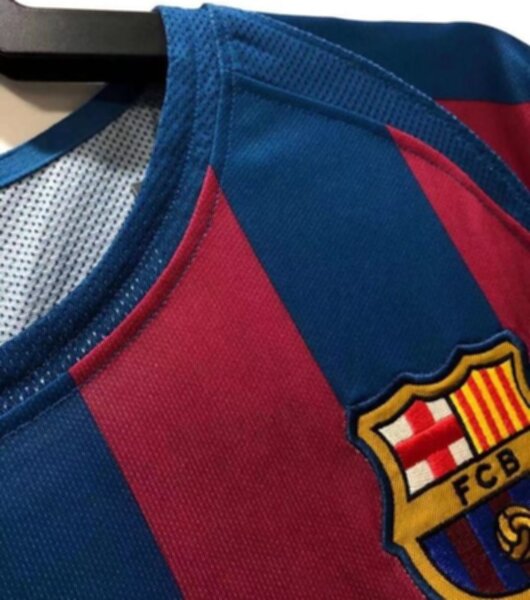 майка ретро Barcelona 2006 финал лиги чемпионов,полиэстер 100%