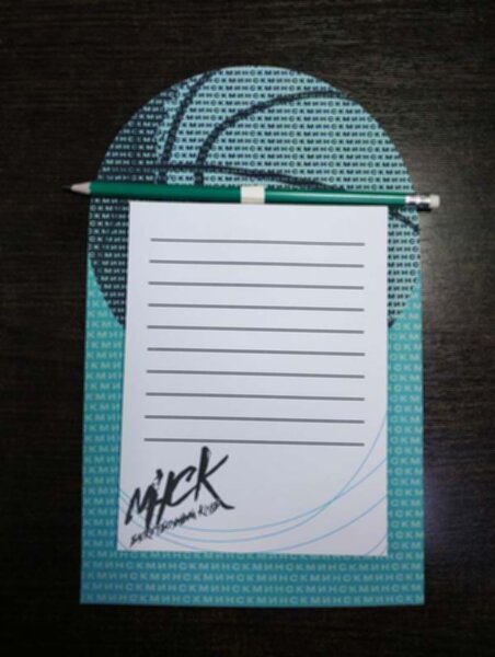 магнит с карандашом и клеевым блоком,27 см х 17 см