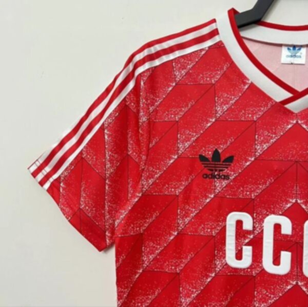 майка сборной СССР  ретро  1988-1989 adidas  полиэстер 100%