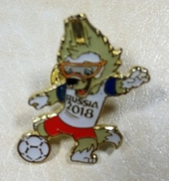 значок  Забивака Россия 2018 №0628 