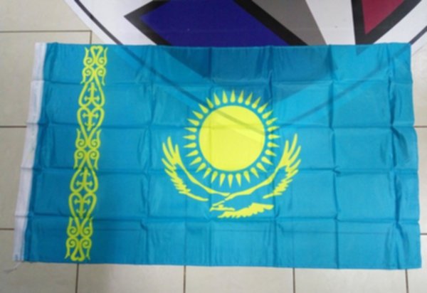 флаг Казахстана   150см х 90см