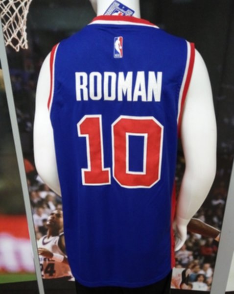 майка баскетбольная Detroit Pistons №10 RODMAN  adidas