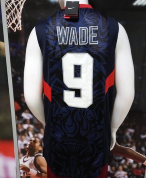 майка баскетбольная сборной США №9 WADE