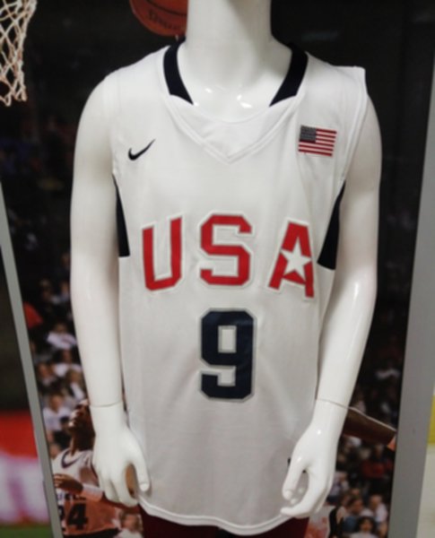 майка баскетбольная сборной США №9 WADE