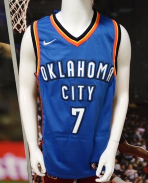 майка баскетбольная  Oklahoma City Thunder №7 ANTHONY   nike