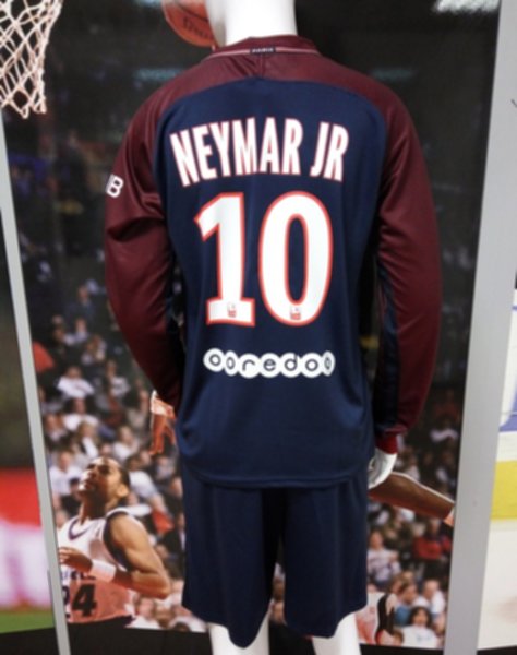 форма Paris SG  длинный рукав  №10 NEYMAR  2017-18