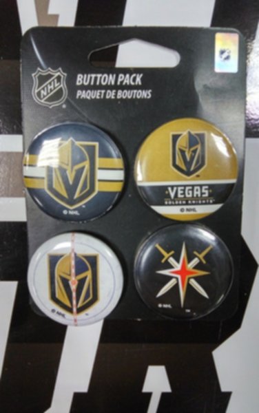 набор значков Vegas Golden Knights 4шт.