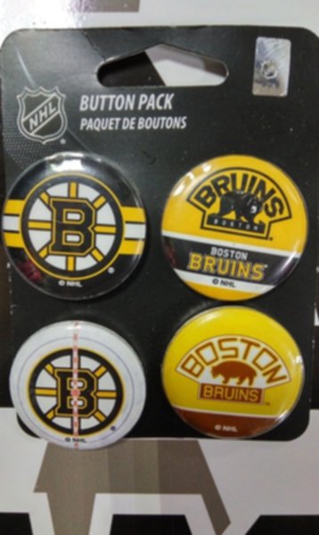 набор значков Boston Bruins 4шт.