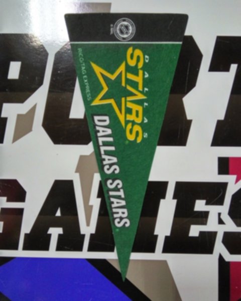 вымпел Dallas Stars(22,5см х 10см)(фетр)