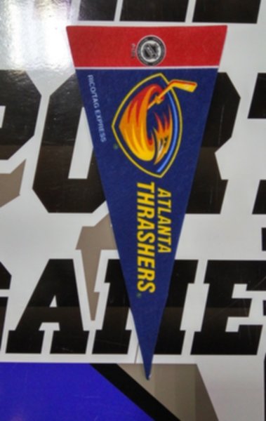 вымпел Atlanta Trashers(22,5см х 10см)(фетр)