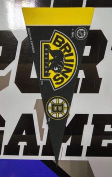 вымпел Boston Bruins(22,5см х 10см)(фетр)