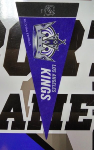 вымпел Los Angeles Kings(22,5см х 10см)(фетр)