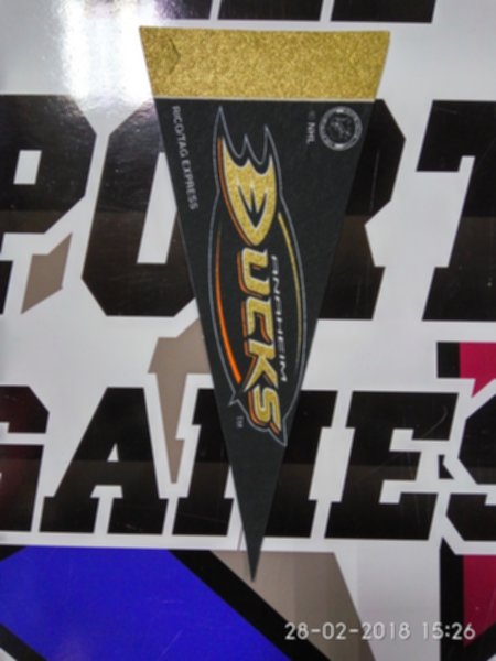 вымпел Anaheim Ducks(22,5см х 10см)(фетр)